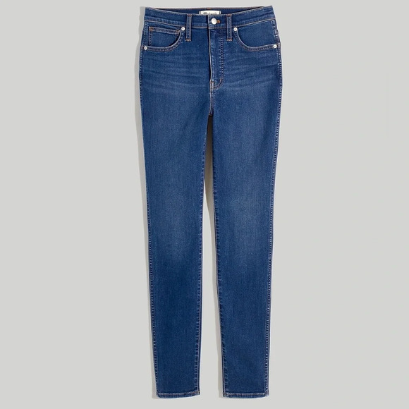 Madewell NWOT 10" High-Rise Skinny Jeans in Coronet Wash Size 27 - Picture 5 of 5
